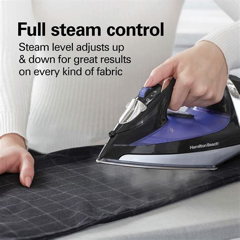 Hamilton Beach Steam Iron with Retractable Cord - 14214 | HamiltonBeach.com