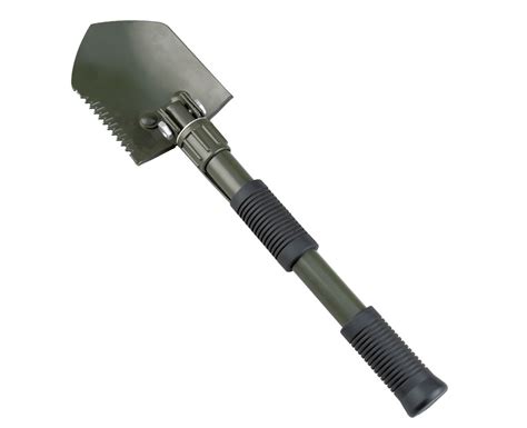 folding shovel with pick