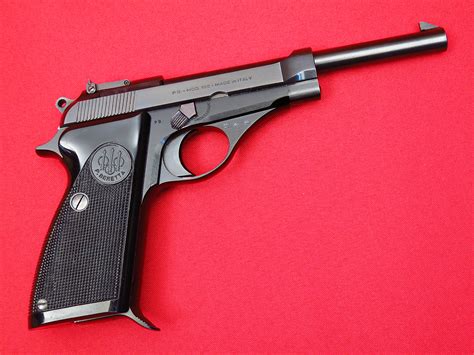 Beretta Model 100 Target...32 Acp, 5.9" Barrel, Adjustable Sights...Mfd Italy, 1970...Like New ...