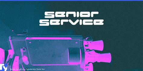 Senior Service Font | dafont.com