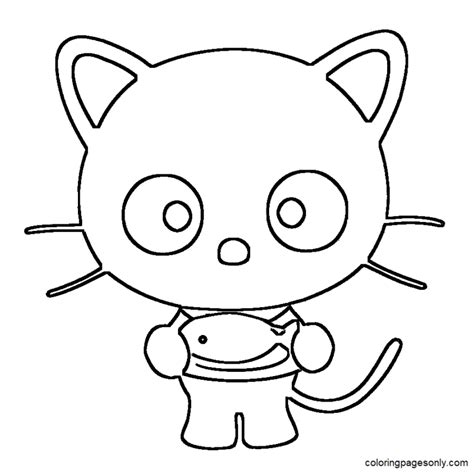 Chococat Coloring Pages Printable for Free Download