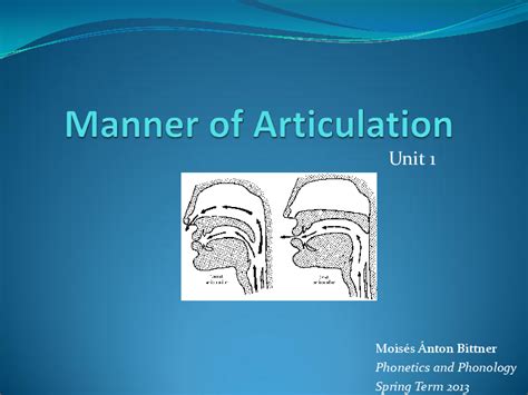 (PDF) Manner of Articulation | Tony Bittner-Collins - Academia.edu