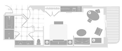 Mgm Signature Balcony Deluxe Suite Floor Plan - floorplans.click