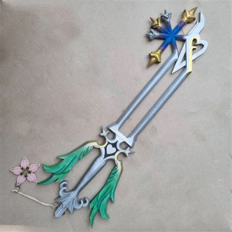 Kingdom Hearts Oblivion and Oathkeeper Keyblade Replica for Roxas Cosplay