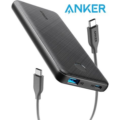 Anker PowerCore Slim 10000 PD 10000mAh Power Bank USB-C Power Delivery ...