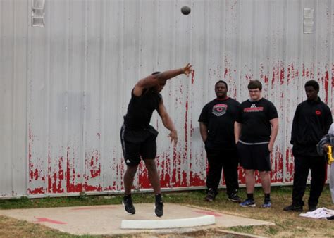 TRACK: Cedartown's Nick Chubb wins state shot put championship ...