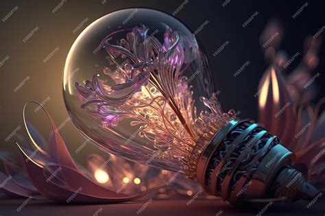 Premium AI Image | A light bulb illustration graphic