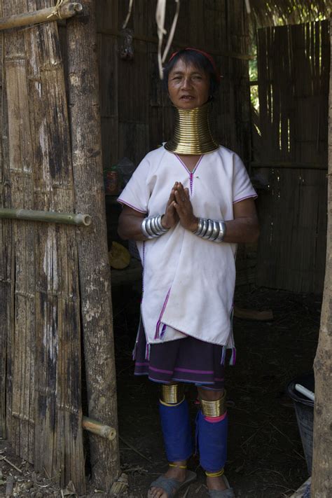 Long Neck tribe in remote village outside of Chaing Mai/Thailand