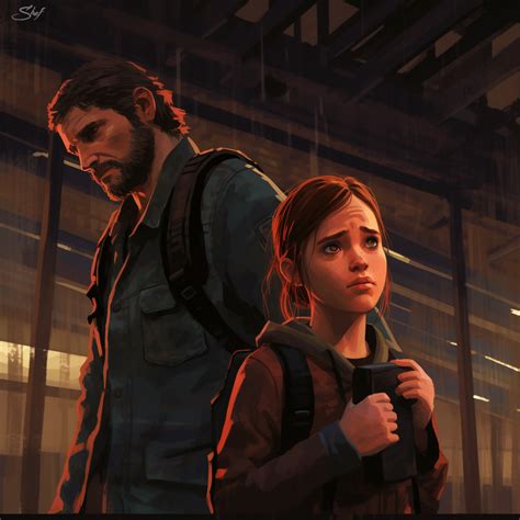 Joel and Ellie by 1Shef1 on DeviantArt