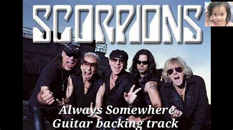 Scorpions ALWAYS SOMEWHERE guitar backing track with vocals - YouTube