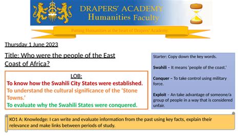 The Swahili States | Teaching Resources