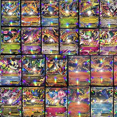 Bargain hunters 100pcs Pokemon Ex Cards 80 EX Ordinary Card + 20 MEGA ...