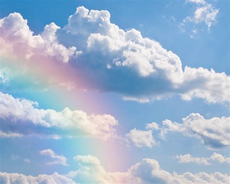 Wallpapers Rainbows Clouds Sky Rainbow Nature Free Hd 2560x2048 ...