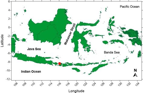 Pilot site for ocean acidification monitoring in the Lombok Strait ...