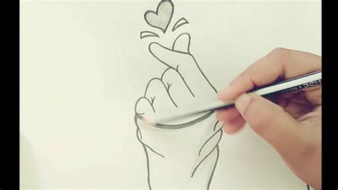 Heart Hands Drawing