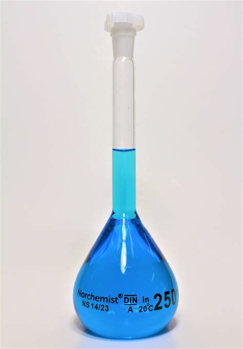 Volumetric Flask, Borosilicate Glass, 250 ml - Norchemist