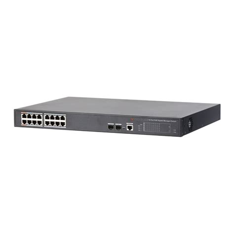 16-PORT POE GIGABIT MANAGED SWITCH + 2 X BASE-X PORTS - Pipl.System