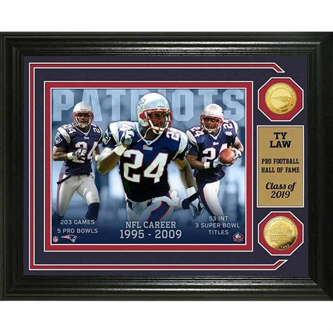 Ty Law Hall of Fame Collage