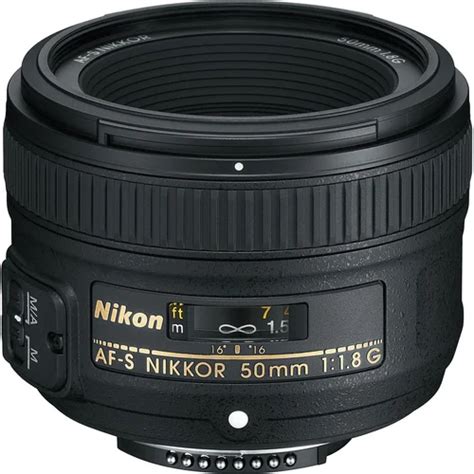 Nikon 50mm f/1.8G AF-S Nikkor Lens (Suitable for ALL Nikon FX and DX ...