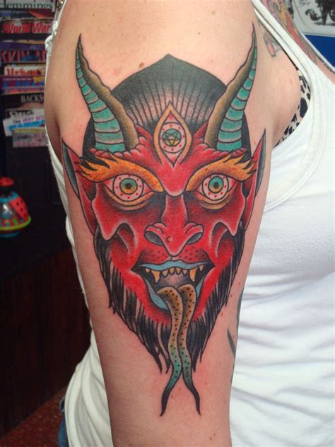 Devil tattoo, Demon tattoo, Hand tattoos for guys