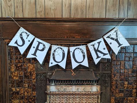 Spooky Halloween Banner Halloween Banner Halloween | Etsy