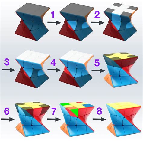 Twisty cube 3×3 – How to solve a Rubik's cube for kids | Как собрать кубик Рубика для детей