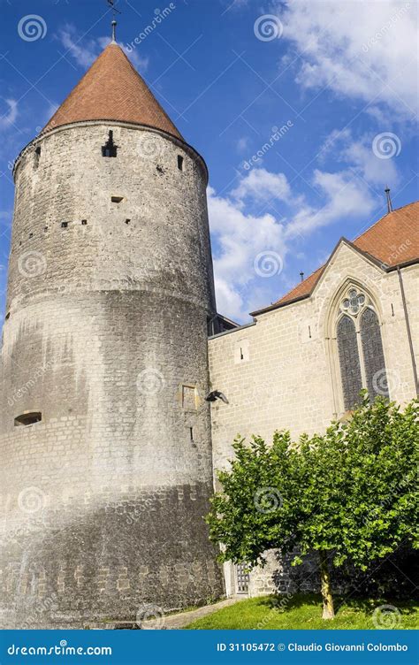 Castle Of Yverdon (Switzerland) Stock Photography - Image: 31105472