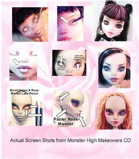 Monster High Doll Repaint Customizing Tutorial CD How to Repaint ... Custom Monster High Dolls ...