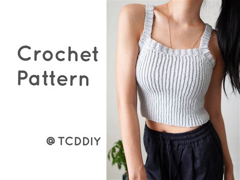 Crochet Pattern Easy Crochet Tank Top Pattern PDF Download - Etsy