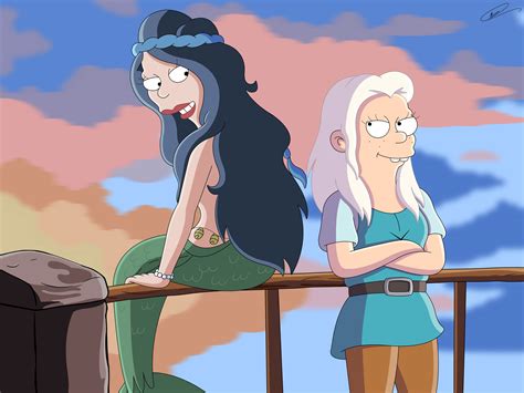 Disenchantment - Bean and Mora by Spider-Matt on DeviantArt