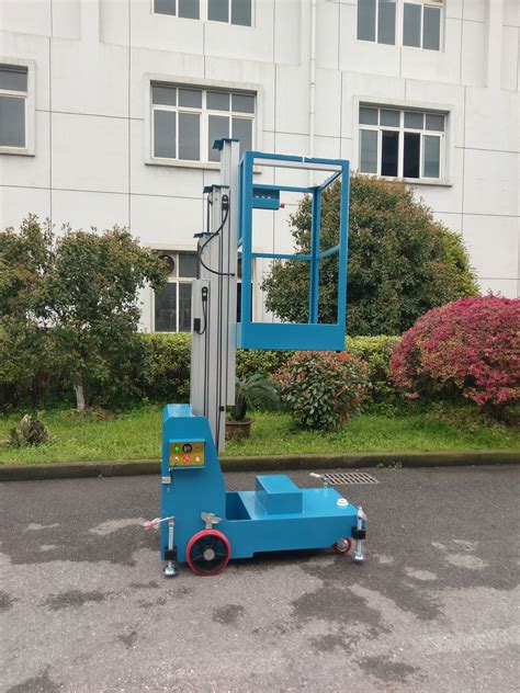 4m Height Portable Access Platform Electric Aerial One Man Lift Single Manlift