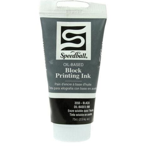 BLOCK PRINTING INK BLACK 37ml | Art Cansel | Art Supplies | St. John's | Newfoundland | Labrador