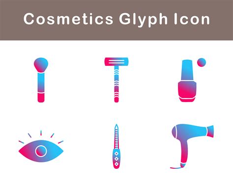 Cosmetics Vector Icon Set 20644932 Vector Art at Vecteezy