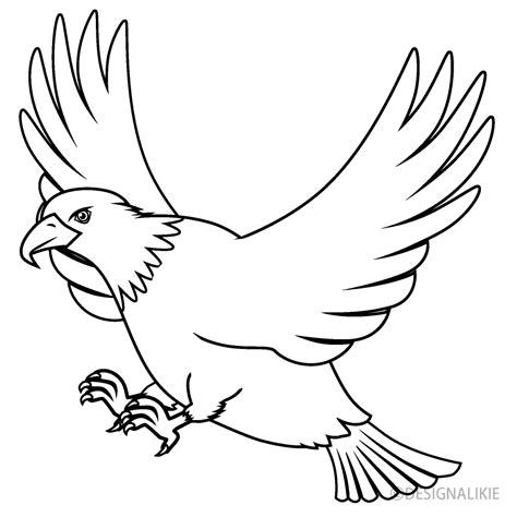 Eagle Clipart Black And White Free