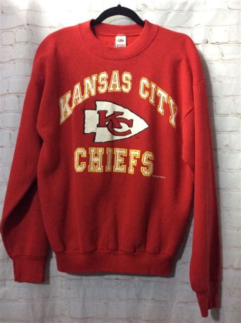 Nfl Kansas City Chiefs Long Sleeved Pullover Sweatshirt | Boardwalk Vintage