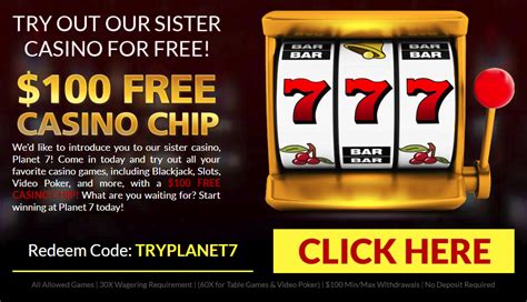 Planet 7 Casino $100 FREE No Deposit Bonus |American Casino Bonuses