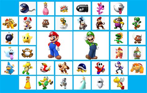 Mario Characters Picture Click Quiz - By biggs364