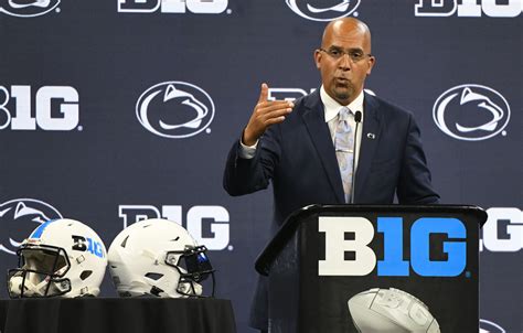 James Franklin talks 2022 recruiting class, B1G realignment and more ...