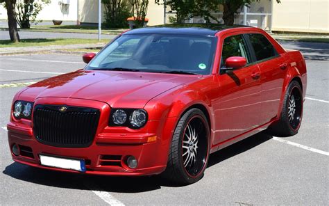 Chrysler 300c Red Car Hd Wallpaper - Custom Red Chrysler 300 (#1401519) - HD Wallpaper ...