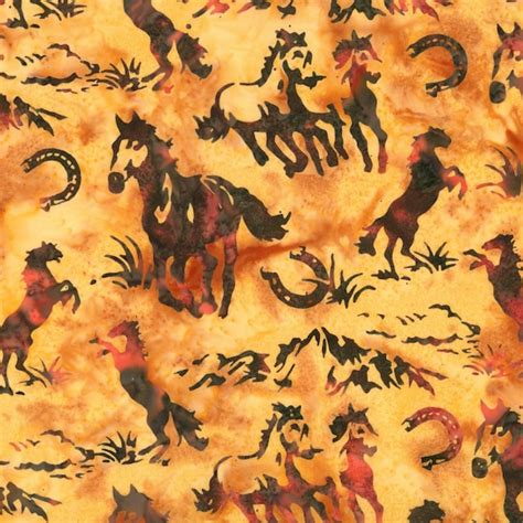 Horse Print Fabric - Etsy