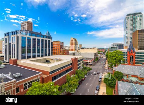 Aerial downtown birmingham alabama hi-res stock photography and images ...