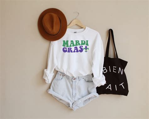 Mardi Gras Sweatshirt Mardi Gras Party Shirt Women's - Etsy