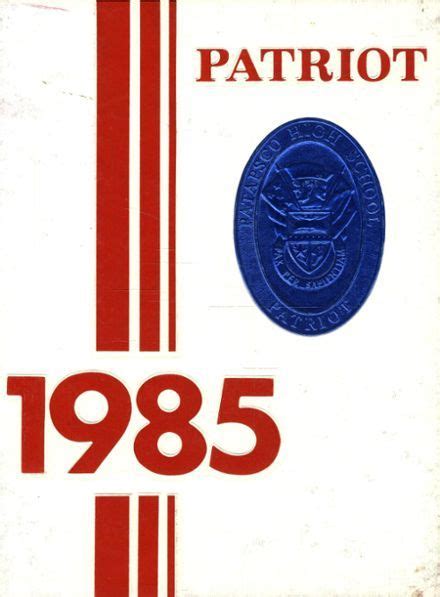 1985 Patapsco High School Yearbook | School yearbook, High school yearbook, Yearbook