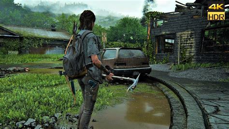 The Last of Us 2 Ellie Combat Gameplay 4K HDR 60FPS - YouTube