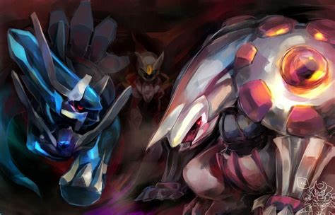 Palkia Dialga Art - 1400x900 Wallpaper - teahub.io