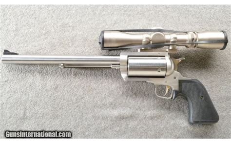 Magnum Research BFR (Big Fine Revolver) in .45-70 Govt With Burris Scope.