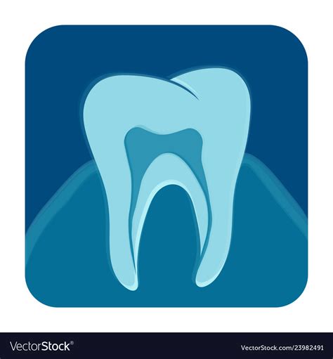 Dental x-ray icon Royalty Free Vector Image - VectorStock