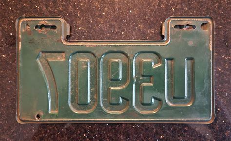 1931 Georgia License Plate tabs GA car tag vehicle automobile registration peach | eBay