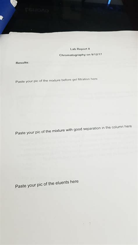 😍 Paper chromatography lab report results. Thin Layer Chromatography Lab Analysis. 2019-01-24