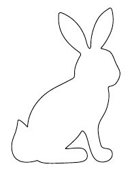 Paper Rabbit Template Download Printable PDF | Templateroller